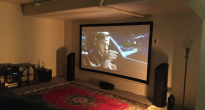 Home Theatre in Basement