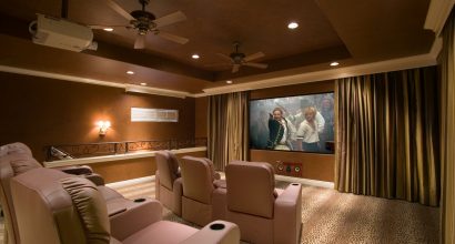 home theater system with projectors